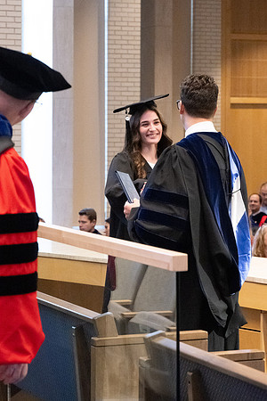 College of Language and Letters convocation in the Taylor Chapel.