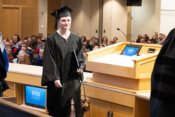 College of Language and Letters convocation in the Taylor Chapel.