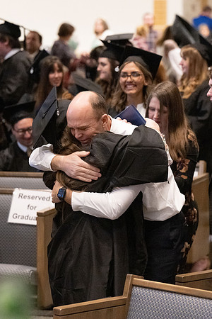 College of Language and Letters convocation in the Taylor Chapel.