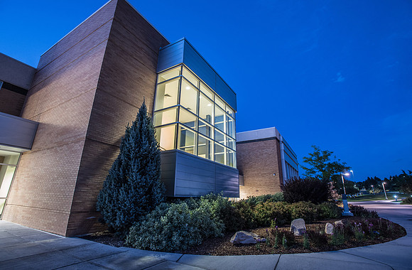 The Manwaring Student Center, on BYU-Idaho campus, Summer Break.