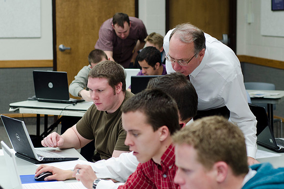 Business Management 457 class taught by Kevin Shiley works with real clients to learn marketing strategy.