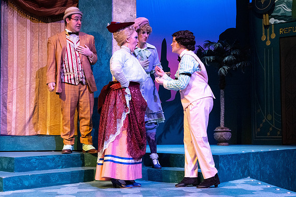 Dress rehearsal for Theater production, Comedy of Errors.
