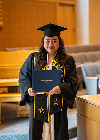 Graduates during convocation for the College of Language and Letters.