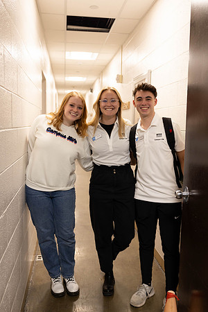 Students enjoy the First Friday of the semester event.