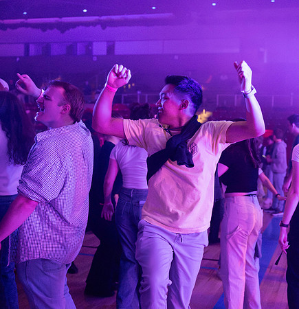 Students enjoy the First Friday of the semester event.