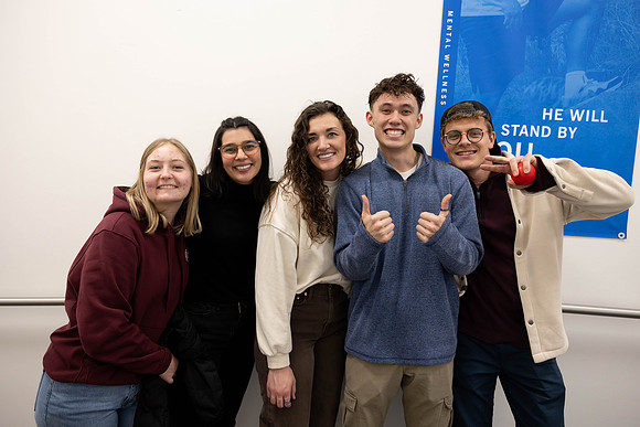 Students enjoy the First Friday of the semester event.