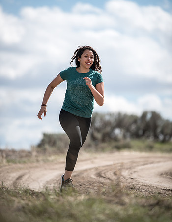 Krystal Diaz running for recreation - May 2019