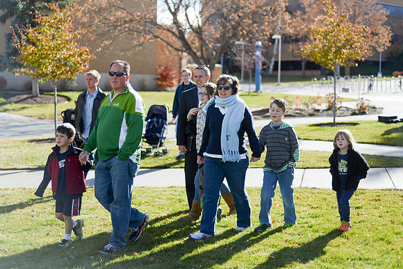 Alumni and students gather to commorate a 125 years of Ricks Academy.