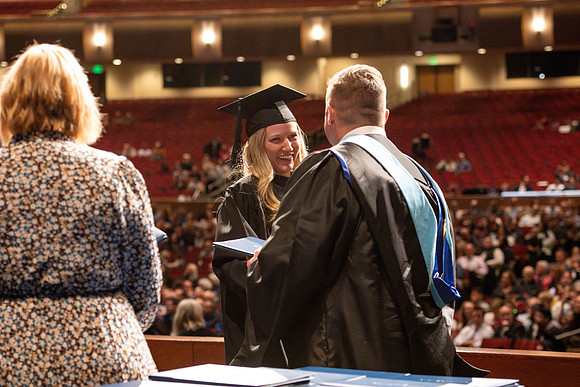 Convocation of the College of Education and Human Development in the I-Center.