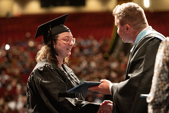 Convocation of the College of Education and Human Development in the I-Center.