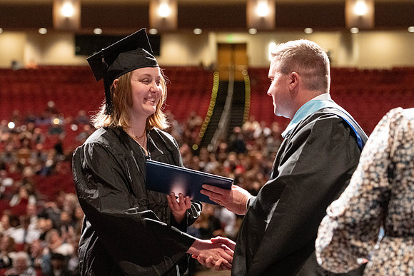 Convocation of the College of Education and Human Development in the I-Center.