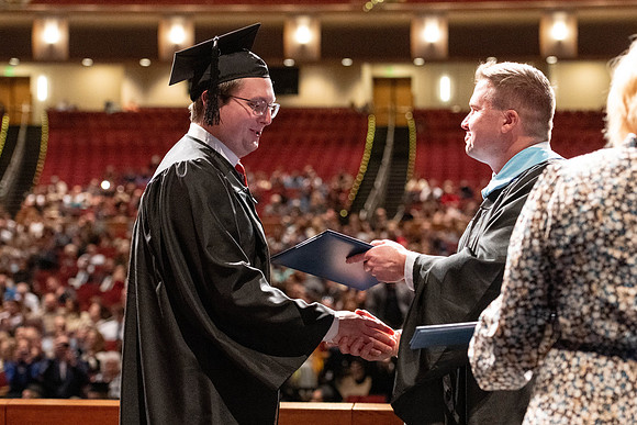 Convocation of the College of Education and Human Development in the I-Center.