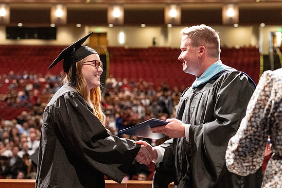 Convocation of the College of Education and Human Development in the I-Center.