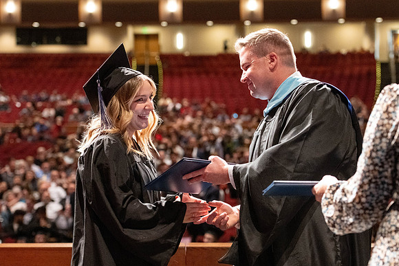 Convocation of the College of Education and Human Development in the I-Center.