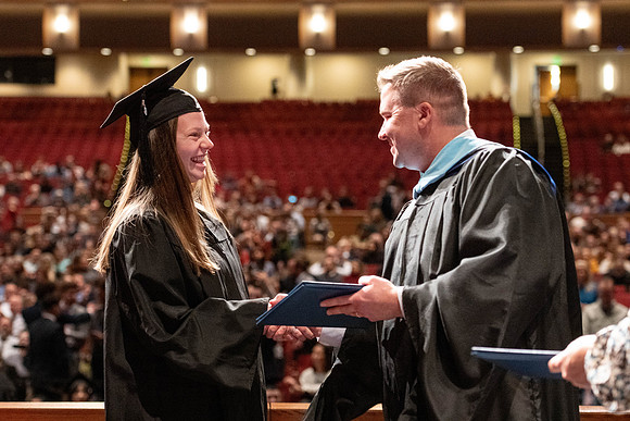 Convocation of the College of Education and Human Development in the I-Center.