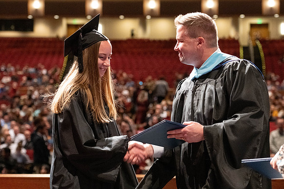 Convocation of the College of Education and Human Development in the I-Center.