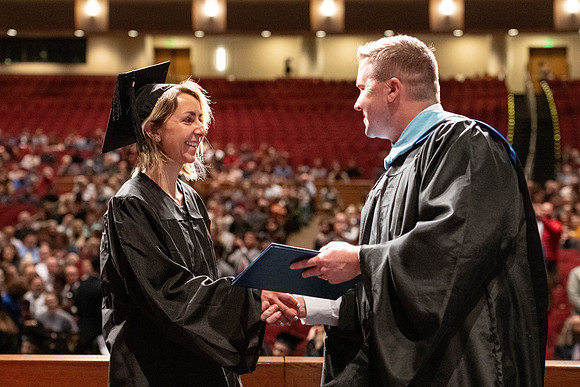 Convocation of the College of Education and Human Development in the I-Center.
