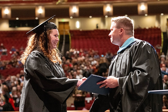 Convocation of the College of Education and Human Development in the I-Center.