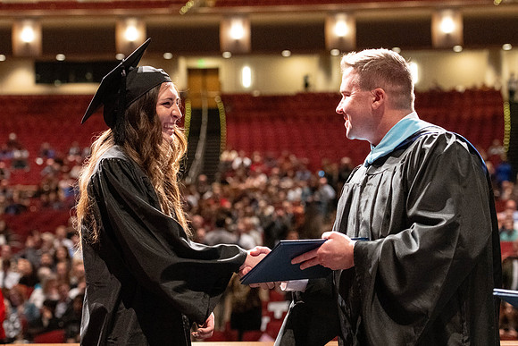 Convocation of the College of Education and Human Development in the I-Center.