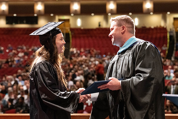 Convocation of the College of Education and Human Development in the I-Center.