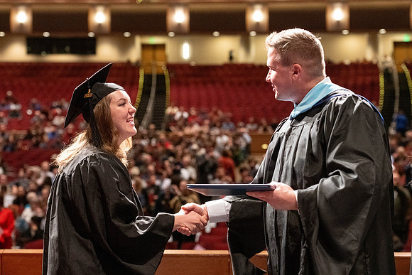 Convocation of the College of Education and Human Development in the I-Center.