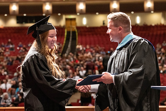 Convocation of the College of Education and Human Development in the I-Center.