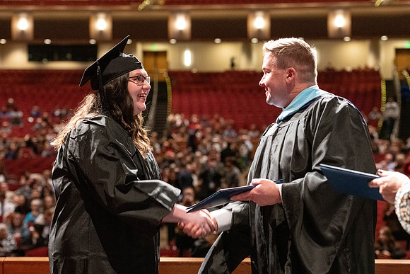Convocation of the College of Education and Human Development in the I-Center.