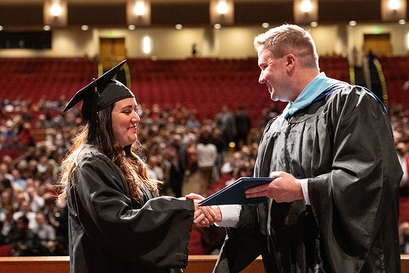 Convocation of the College of Education and Human Development in the I-Center.
