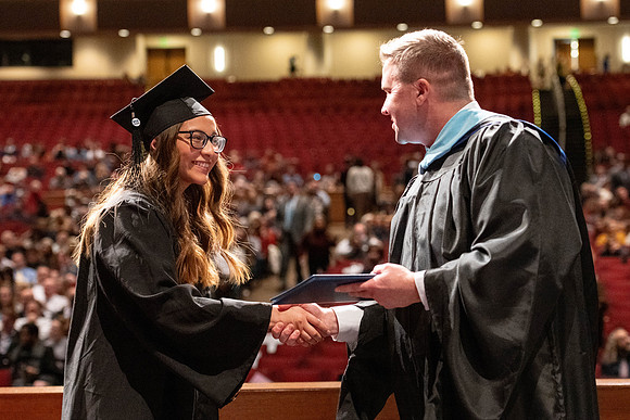 Convocation of the College of Education and Human Development in the I-Center.