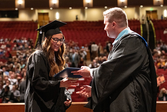 Convocation of the College of Education and Human Development in the I-Center.