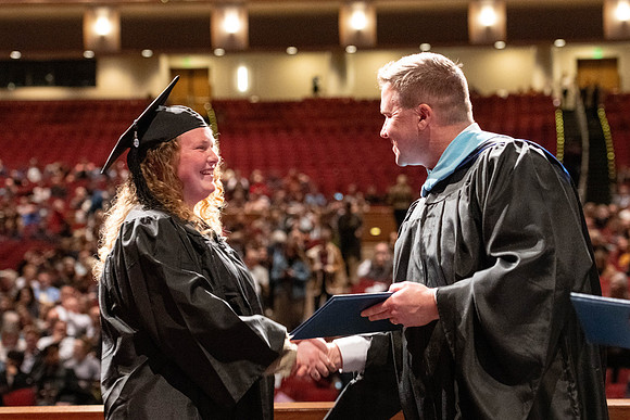 Convocation of the College of Education and Human Development in the I-Center.