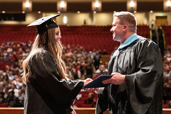 Convocation of the College of Education and Human Development in the I-Center.