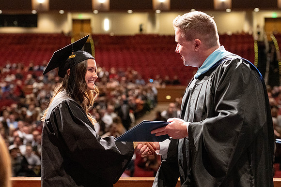 Convocation of the College of Education and Human Development in the I-Center.