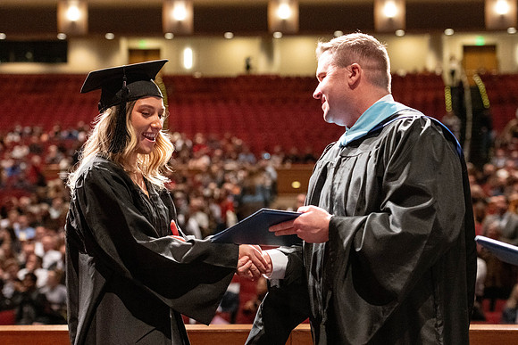 Convocation of the College of Education and Human Development in the I-Center.