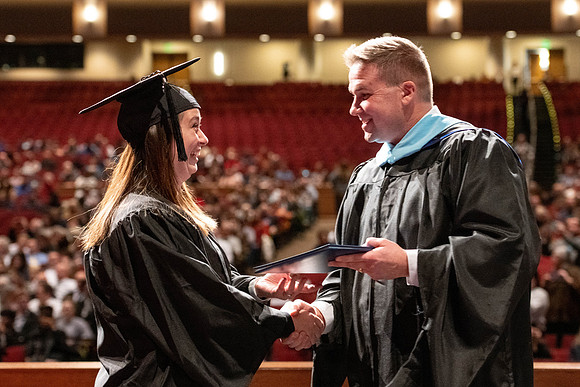 Convocation of the College of Education and Human Development in the I-Center.
