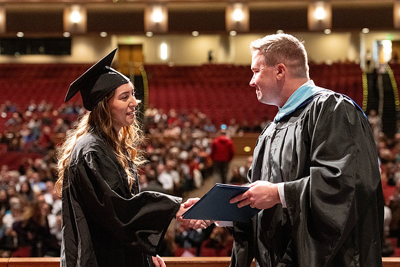 Convocation of the College of Education and Human Development in the I-Center.