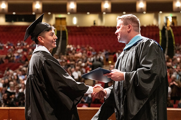 Convocation of the College of Education and Human Development in the I-Center.