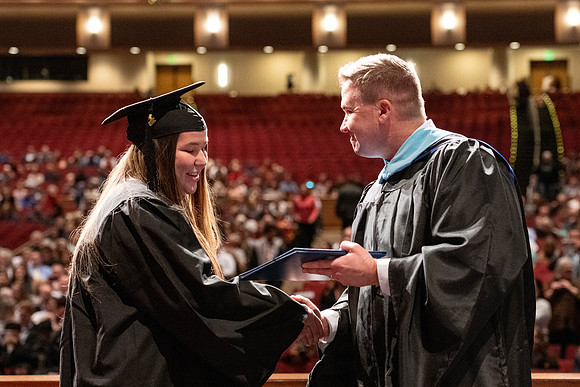 Convocation of the College of Education and Human Development in the I-Center.
