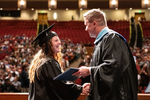 Convocation of the College of Education and Human Development in the I-Center.