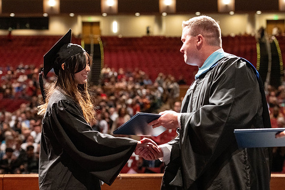 Convocation of the College of Education and Human Development in the I-Center.
