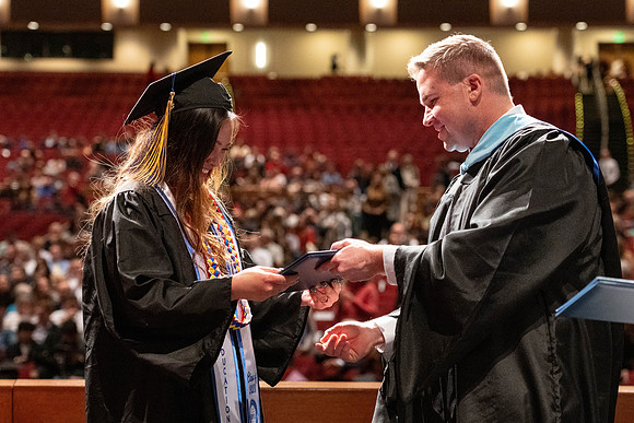 Convocation of the College of Education and Human Development in the I-Center.