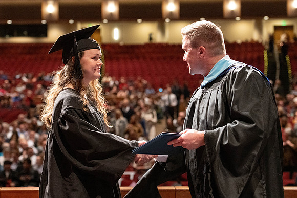 Convocation of the College of Education and Human Development in the I-Center.