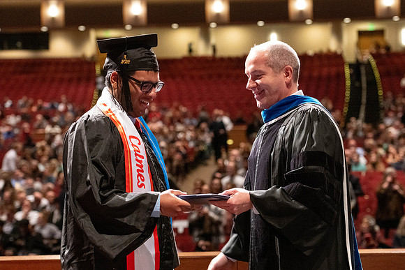 Convocation of the College of Education and Human Development in the I-Center.