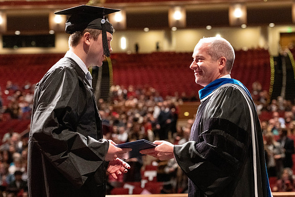 Convocation of the College of Education and Human Development in the I-Center.