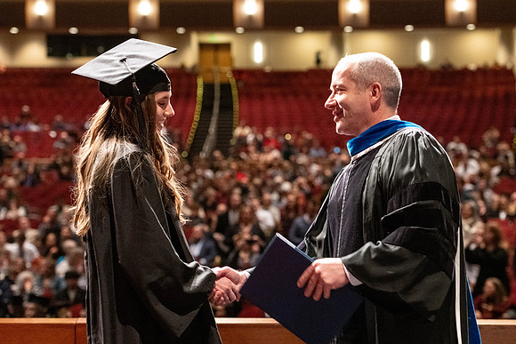Convocation of the College of Education and Human Development in the I-Center.