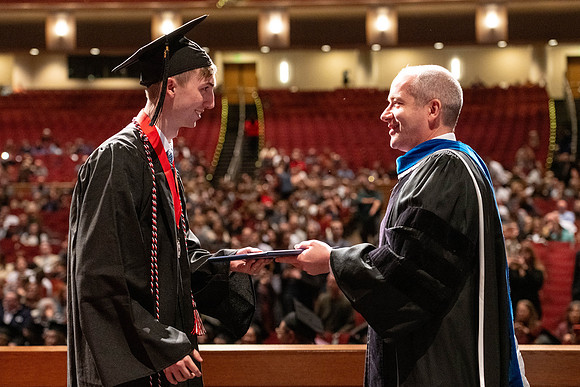 Convocation of the College of Education and Human Development in the I-Center.