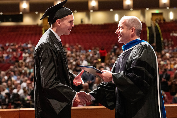 Convocation of the College of Education and Human Development in the I-Center.