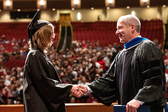 Convocation of the College of Education and Human Development in the I-Center.