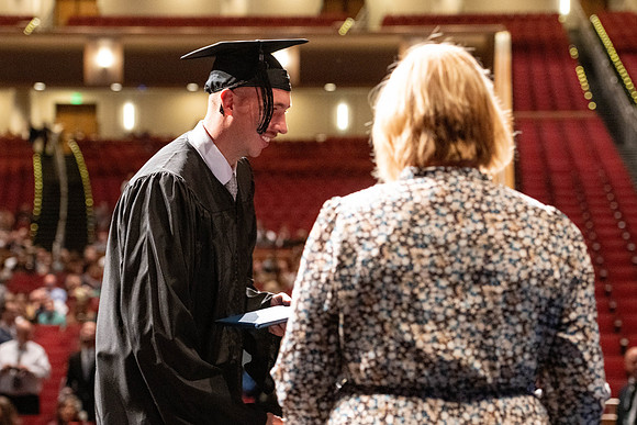 Convocation of the College of Education and Human Development in the I-Center.