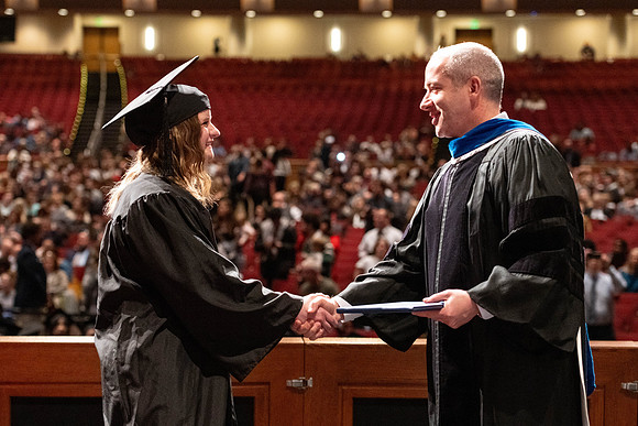 Convocation of the College of Education and Human Development in the I-Center.
